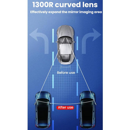 SHUNWEI Adjustable Suction Cup Wide-angle Reversing Mirror