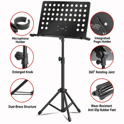 PERSEUS Portable Folding Music Stand Guitar & Violin Music Stand, 1.6m Solid Frosted Finish, 1.7m 3-Fold With Bag, 1.75m Bolded Black, 1.75m Bolded Silver, 1.7m Flagship Black, 1.7m Flagship White, 1.75m 2-Layer Flagship, 1.9m Foldable Flagship