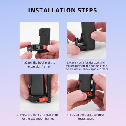 For DJI Osmo Pocket 4P / 4 / 3 BRDRC Multi-functional Magnetic Expansion Dock