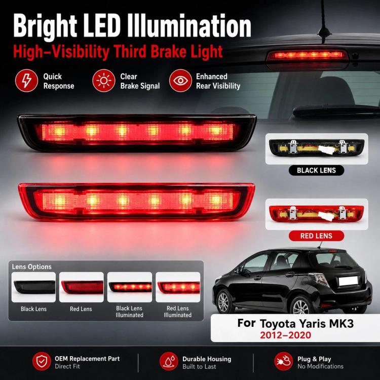 For 2012-2020 Toyota Yaris MK3 Rear High-Mounted Brake Light 81570-0D150