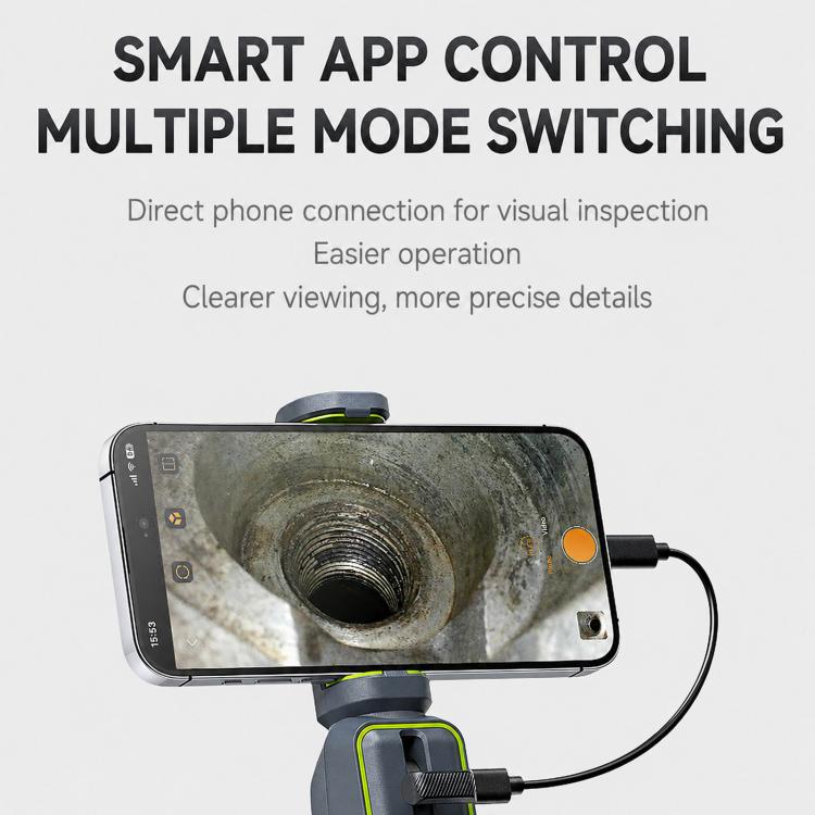 ANYKIT AD100 360-Degree Rotatable Industrial Endoscope IP67 Waterproof HD Auto Repair Borescope, AD100