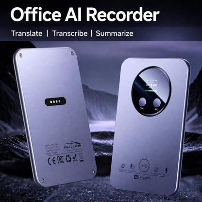 FW922H AI Smart Card Voice Recorder For Office Meetings 152 Languages Recognition Magnetic Suction Audio Recorder, FW922H