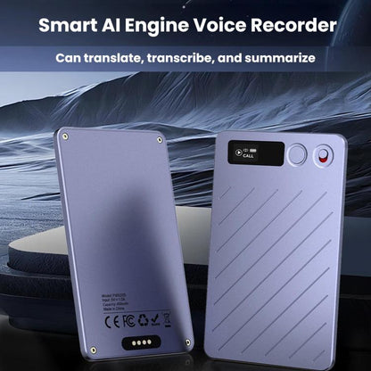 FW920DLT Ultra-Thin Portable Card Voice Recorder AI Text Transcription & Intelligent Summary Audio Recorder, FW920DLT