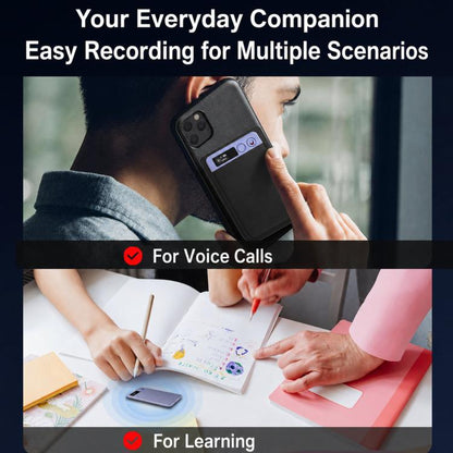 FW920DLT Ultra-Thin Portable Card Voice Recorder AI Text Transcription & Intelligent Summary Audio Recorder, FW920DLT