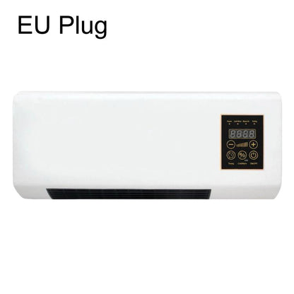 Wall Mounted Air Conditioner Fan Household Cooling & Heating Fan Electric Heater, EU Plug, UK Plug, US 110V 2-Pin Plug, US 110V 3-Pin Plug, AU Plug, Natural Gentle Breeze US 3-Pin Plug