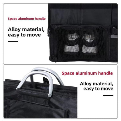55L Car Trunk Storage Box Shoe Storage Essentials, 55L With Shoes Storage Slot