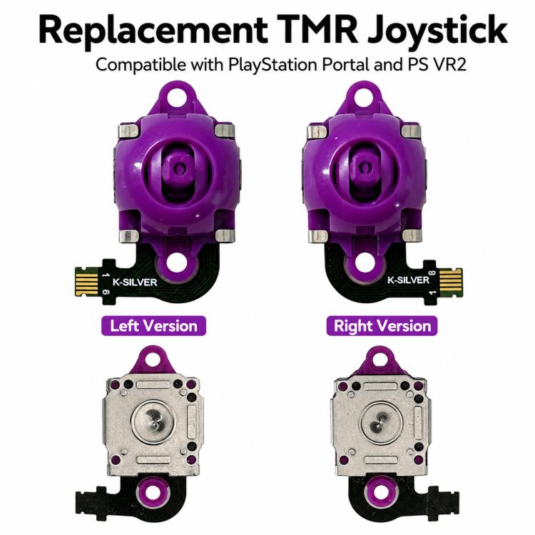 For PS5 Portal And PS VR2 Replacement TMR Joystick, Left, Right, Left & Right