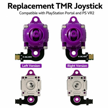 For PS5 Portal And PS VR2 Replacement TMR Joystick, Left, Right, Left & Right