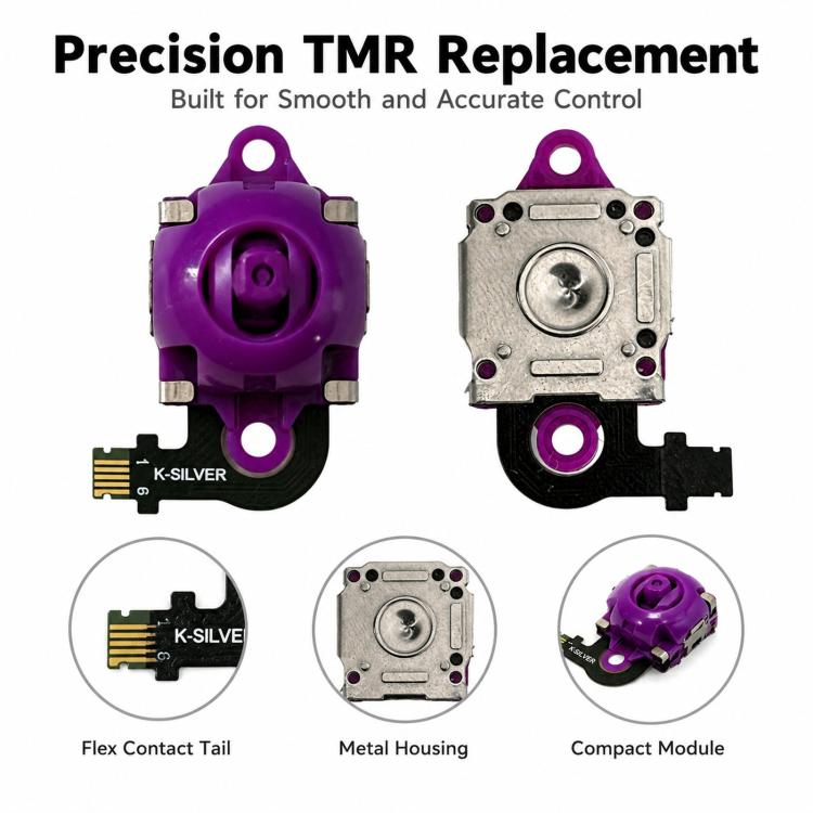 For PS5 Portal And PS VR2 Replacement TMR Joystick, Left, Right, Left & Right