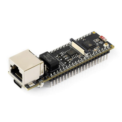 WAVESHARE ESP32-S3 ETH Development Board, 10/100Mbps RJ45 Ethernet Port, Wi-Fi & Bluetooth Support, 240MHz Dual Core Processor, Single Board No Soldered Pin Header, Mainboard+OV5640 Camera No Soldered Pin Header