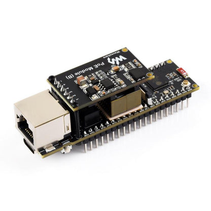WAVESHARE ESP32-S3 ETH Development Board, 10/100Mbps RJ45 Ethernet Port, Wi-Fi & Bluetooth Support, 240MHz Dual Core Processor, Single Board No Soldered Pin Header, Mainboard+OV5640 Camera No Soldered Pin Header
