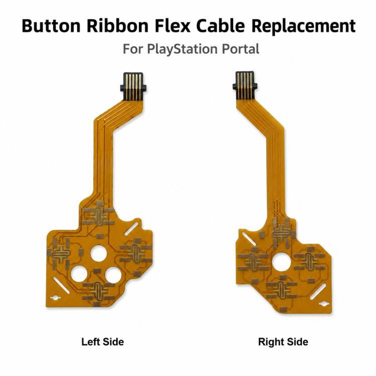 For PlayStation Portal / PS5 Portal Button Ribbon Flex Cable Replacement Conductive Film Keypad Cable, Left Side, Right Side, Left & Right Side