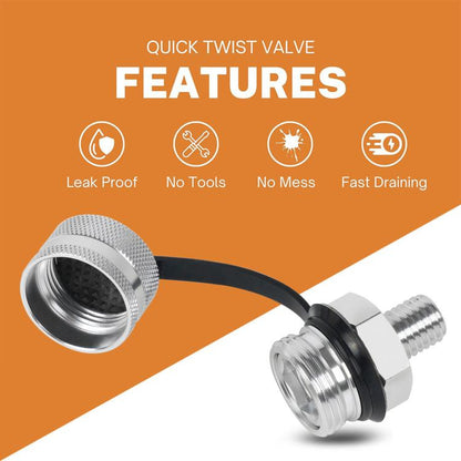 Car Modification Quick-rotating Aluminum Alloy Drain Valve, M12 x 1.25, M12 x 1.5, M12 x 1.75, M14 x 1.25, M14 x 1.5, M16 x 1.5, M20 x 1.5, 1/2-20