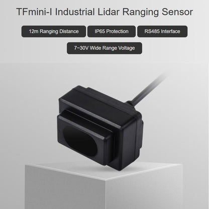 Waveshare 24896 TFmini-i Industrial Lidar Ranging Sensor 12m Ranging Distance, IP65 Protection, RS485 Industrial Interface