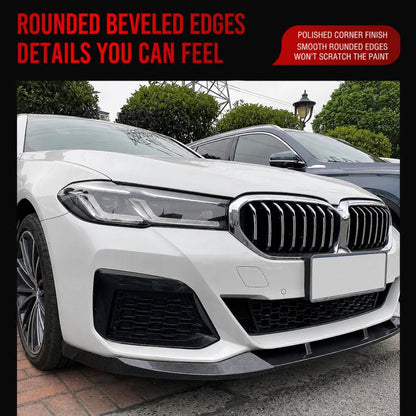 For BMW 5 Series G30/G31 M Sport 525i 530i  MP Style 2021-2023 Front Lip Decor Stickers