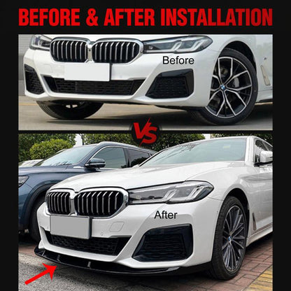 For BMW 5 Series G30/G31 M Sport 525i 530i  MP Style 2021-2023 Front Lip Decor Stickers