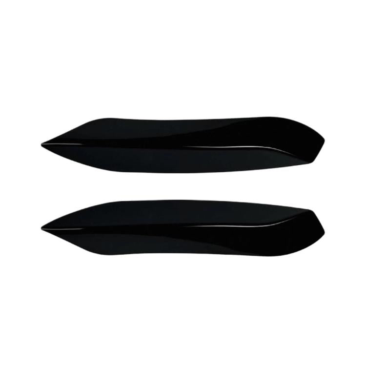 For BMW M3 F80 / F81 M4 F82 / F83 2015-2020 Car Accessories Stickers, Front Air Blade Black, Front Air Blade Carbon Fiber, Front Bumper Trim Black, Front Bumper Trim Carbon Fiber, Front Lip Black, Lip Carbon Fiber