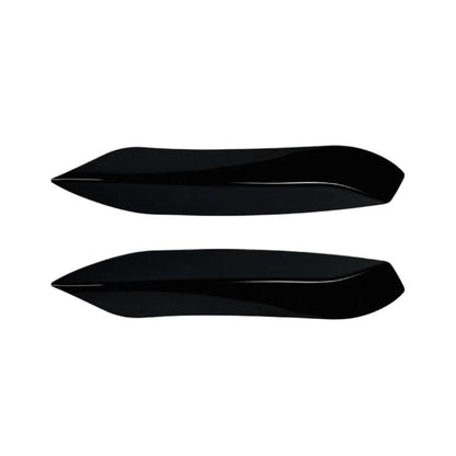 For BMW M3 F80 / F81 M4 F82 / F83 2015-2020 Car Accessories Stickers, Front Air Blade Black, Front Air Blade Carbon Fiber, Front Bumper Trim Black, Front Bumper Trim Carbon Fiber, Front Lip Black, Lip Carbon Fiber