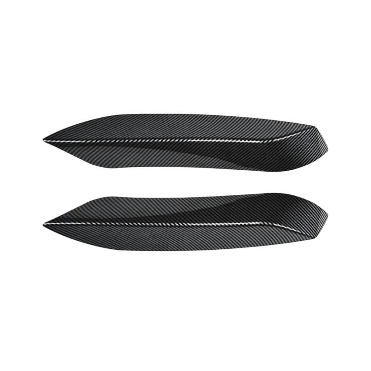For BMW M3 F80 / F81 M4 F82 / F83 2015-2020 Car Accessories Stickers, Front Air Blade Black, Front Air Blade Carbon Fiber, Front Bumper Trim Black, Front Bumper Trim Carbon Fiber, Front Lip Black, Lip Carbon Fiber