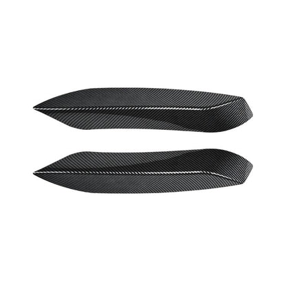 For BMW M3 F80 / F81 M4 F82 / F83 2015-2020 Car Accessories Stickers, Front Air Blade Black, Front Air Blade Carbon Fiber, Front Bumper Trim Black, Front Bumper Trim Carbon Fiber, Front Lip Black, Lip Carbon Fiber