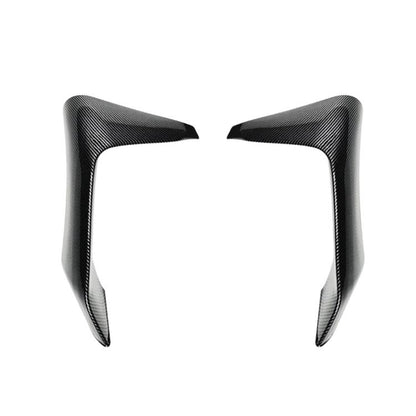 For BMW M3 F80 / F81 M4 F82 / F83 2015-2020 Car Accessories Stickers, Front Air Blade Black, Front Air Blade Carbon Fiber, Front Bumper Trim Black, Front Bumper Trim Carbon Fiber, Front Lip Black, Lip Carbon Fiber