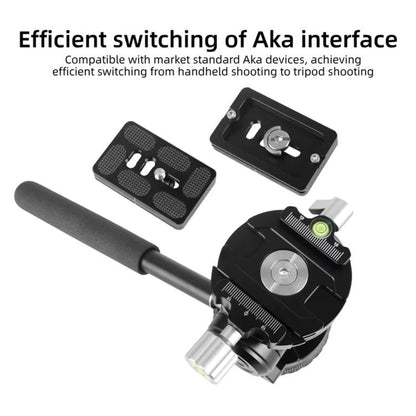 Hydraulic Damping Video Head With Auto-Rebound For Telephoto DSLRs Tripods Live Streaming, BEXIN DT-02RV 720 Degree Dual Panoramic, BEXIN DT-02SV 360 Degree Panoramic