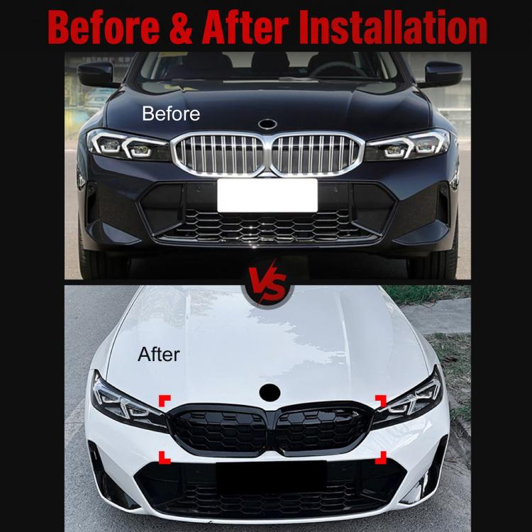 For BMW 3 Series G20/G21/G28 LCI 2023+ Front Grille Mod Parts