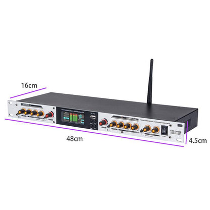 MP-300 Professional Audio Exciter Pre-Processor With Bluetooth USB Optical Input For KTV Stage, EU Plug, US Plug, UK Plug