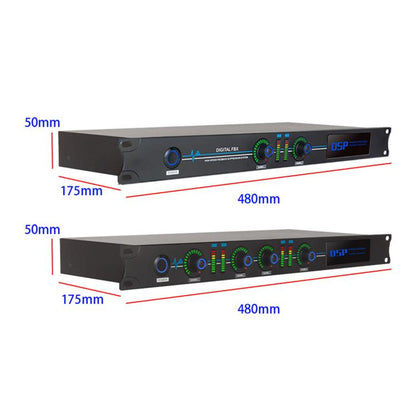 DSP Digital Feedback Suppressor Professional Anti-Howling Processor For Microphones, FBX220, FBX440