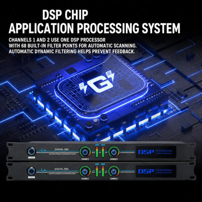DSP Digital Feedback Suppressor Professional Anti-Howling Processor For Microphones, FBX220, FBX440