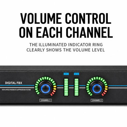 DSP Digital Feedback Suppressor Professional Anti-Howling Processor For Microphones, FBX220, FBX440