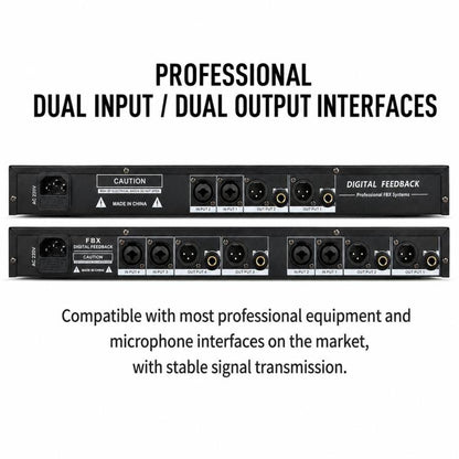DSP Digital Feedback Suppressor Professional Anti-Howling Processor For Microphones, FBX220, FBX440