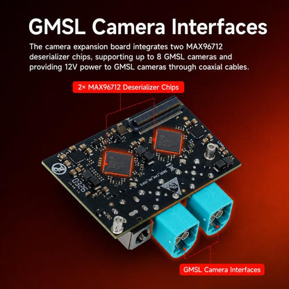 Yahboom D-Robotics RDK S600 GMSL Camera Expansion Board, RDK S600