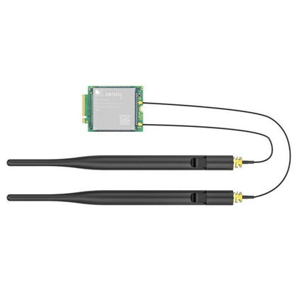 Yahboom SIM7600G-H-M2 Global Band 4G LTE Cat4 Cellular Module, Module Only, with Dual Antennas, with Antennas & USB Expansion Board, Telemetry Kit