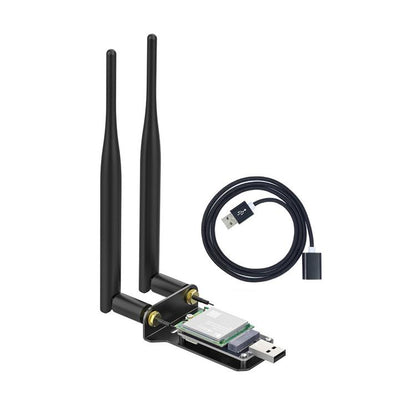 Yahboom SIM7600G-H-M2 Global Band 4G LTE Cat4 Cellular Module, Module Only, with Dual Antennas, with Antennas & USB Expansion Board, Telemetry Kit