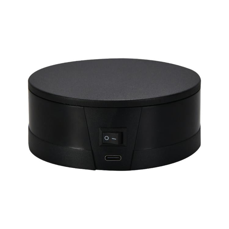 360-Degree Electric Rotating Display Stand/Live Streaming Shooting Base, 10cm Plugged In White, 10cm Plugged In Black, 11cm Rechargeable White, 11cm Rechargeable Black, 15cm Plugged In White, 15cm Plugged In Black, 15cm Rechargeable White
