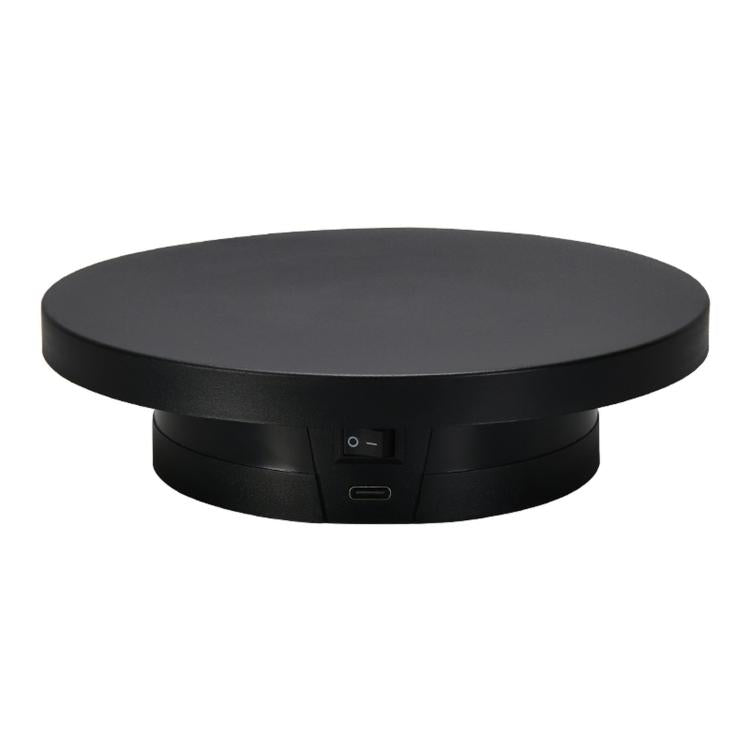 360-Degree Electric Rotating Display Stand/Live Streaming Shooting Base, 10cm Plugged In White, 10cm Plugged In Black, 11cm Rechargeable White, 11cm Rechargeable Black, 15cm Plugged In White, 15cm Plugged In Black, 15cm Rechargeable White
