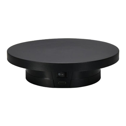360-Degree Electric Rotating Display Stand/Live Streaming Shooting Base, 10cm Plugged In White, 10cm Plugged In Black, 11cm Rechargeable White, 11cm Rechargeable Black, 15cm Plugged In White, 15cm Plugged In Black, 15cm Rechargeable White