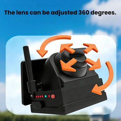 Wireless WIFI Magnetic Solar-Powered HD Camera Dashcam Reversing Camera, F25C
