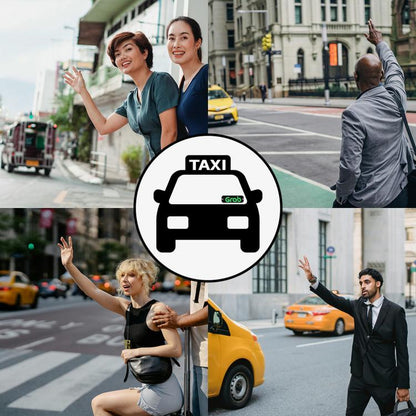 Thin High-Brightness Taxi Roof Light Universal USB Car Sign Light