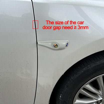 CAM374 1080P Dual Lens Car Rearview Mirror Camera Aviation Connector Hole-Free Auxiliary Camera, Black Right, Black Left, White Right, White Left