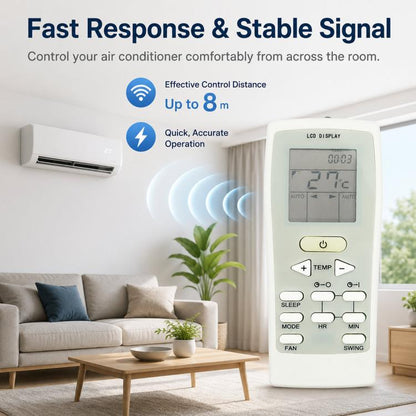 For Galanz GZ-12A-E1 Air Conditioner Replacement AC Remote Control