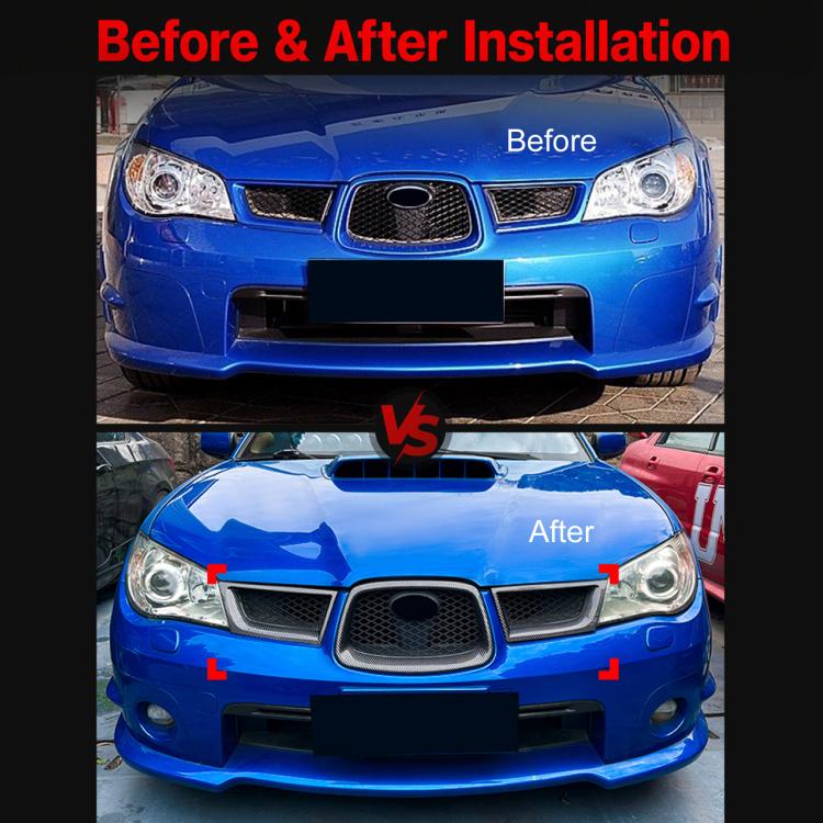 For Subaru Impreza WRX STI 9th Generation 2006-2007 Grille Cover Decor Stickers