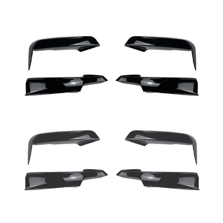 For BMW 3 Series F30/F31 M Pack 2013-2019 Car Modification Decals, Front Lip Black, Front Lip Carbon Fiber, Front Bumper Trim Black, Front Bumper Trim Carbon Fiber