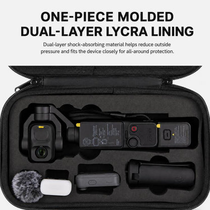 For DJI Osmo Pocket 4P Carrying Case Hard Shell Waterproof Storage Bag With Strap
