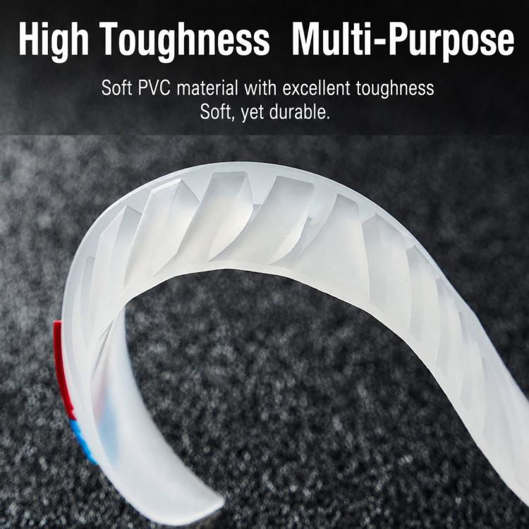 D-39 6pcs / Set Car Rearview Mirror & Door Edge Anti-Collision Strip Anti-Scratch Door Decor Sticker