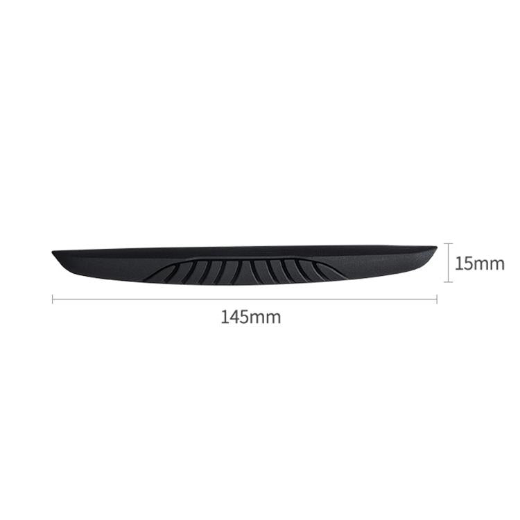 D-39 6pcs / Set Car Rearview Mirror & Door Edge Anti-Collision Strip Anti-Scratch Door Decor Sticker