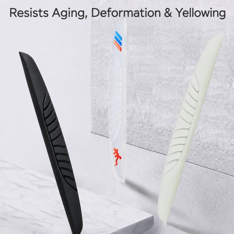 D-39 6pcs / Set Car Rearview Mirror & Door Edge Anti-Collision Strip Anti-Scratch Door Decor Sticker