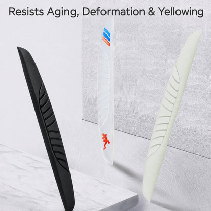 D-39 6pcs / Set Car Rearview Mirror & Door Edge Anti-Collision Strip Anti-Scratch Door Decor Sticker