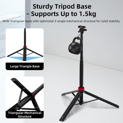 For Insta360 Ace Pro 2 / X5 BRDRC 1.6m Ball Head Quick-Release Tripod Selfie Extension Pole